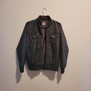 American culture leather jacket!😆